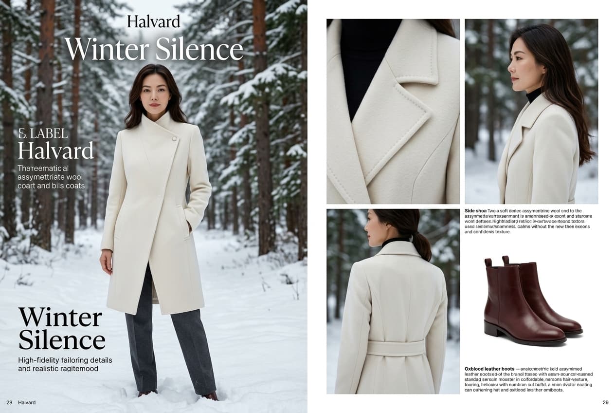 double-page campaign spread
