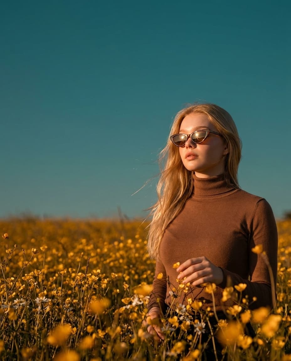 Wildflower field