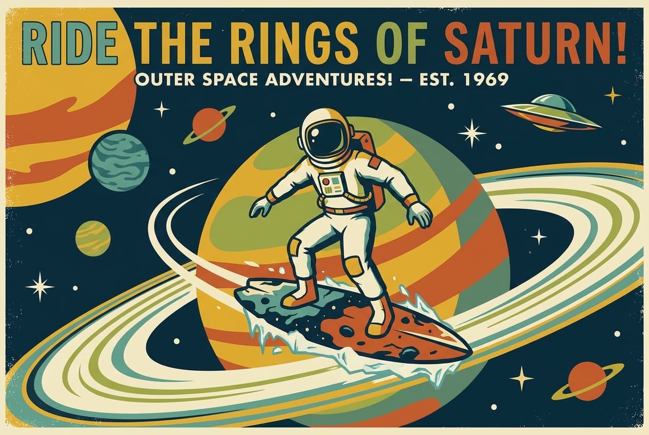 Surfing Saturn
